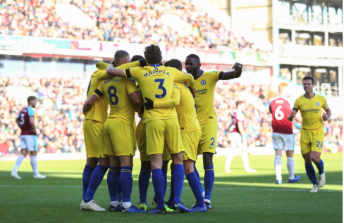 Hasil Liga Inggris: Burnley vs Chelsea 0-4